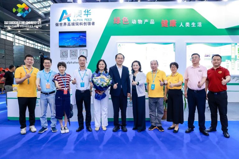 央广网走进渔博会澳华展位,关注澳华绿色生物饲料